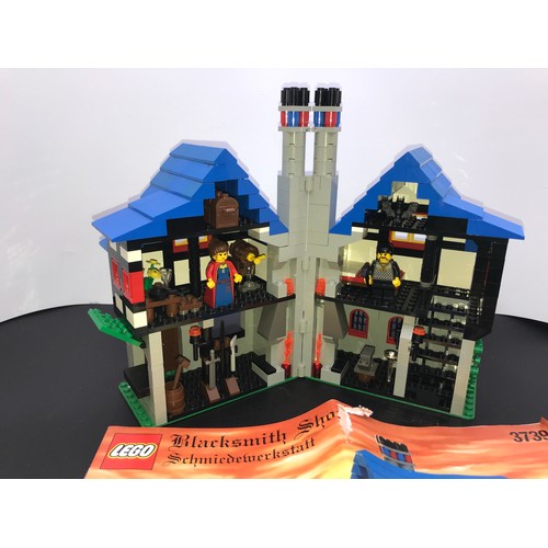 168 - Lego 3739 Blacksmith Shop Built with Box, Schmiedewerkstatt, First released in 2002, The first set i... 