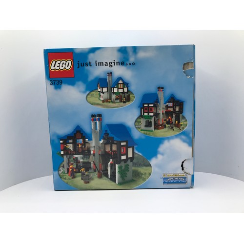 168 - Lego 3739 Blacksmith Shop Built with Box, Schmiedewerkstatt, First released in 2002, The first set i... 