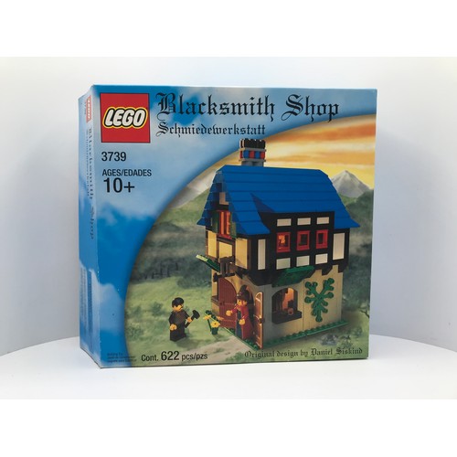 168 - Lego 3739 Blacksmith Shop Built with Box, Schmiedewerkstatt, First released in 2002, The first set i... 