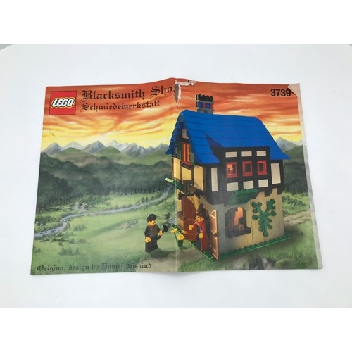 168 - Lego 3739 Blacksmith Shop Built with Box, Schmiedewerkstatt, First released in 2002, The first set i... 