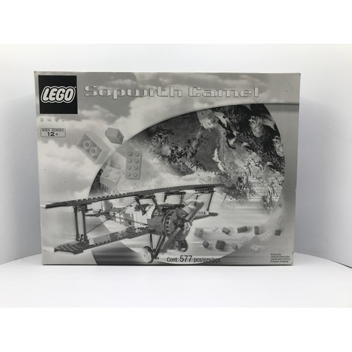 166 - Lego 3451 Sopwith Camel Aircraft Built with Box, First released in 2001, Appears Complete, Includes ... 