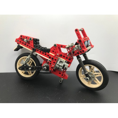 154 - Five Lego Technic Sets each Built with their Box, Technic 8832 Roadster (Un-boxed), Technic 8838 Sho... 