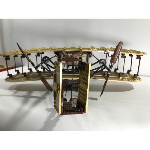 167 - Lego 10124 Wright Flyer Aircraft Built with Box, First released in 2003, Appears Complete, Includes ... 