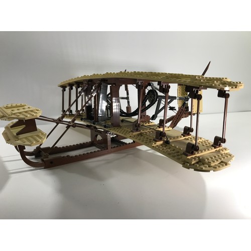 167 - Lego 10124 Wright Flyer Aircraft Built with Box, First released in 2003, Appears Complete, Includes ... 