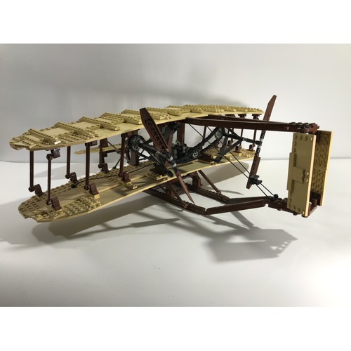 167 - Lego 10124 Wright Flyer Aircraft Built with Box, First released in 2003, Appears Complete, Includes ... 