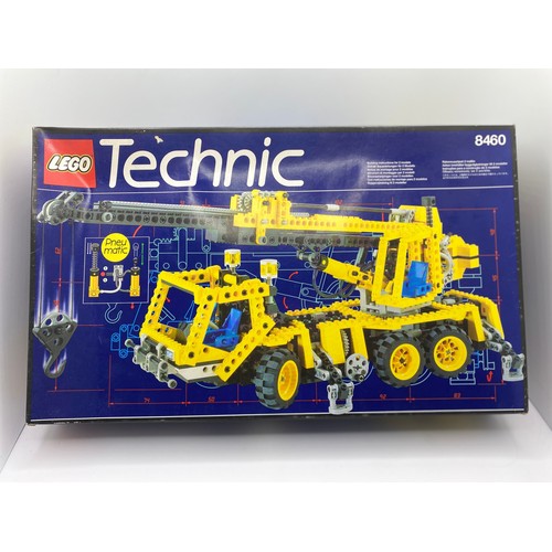 155 - Lego Technic 8460 Pneumatic Crane Truck with Box, First released in 1995, Assured Complete but Unche... 