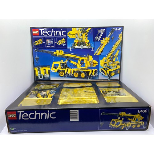 155 - Lego Technic 8460 Pneumatic Crane Truck with Box, First released in 1995, Assured Complete but Unche... 