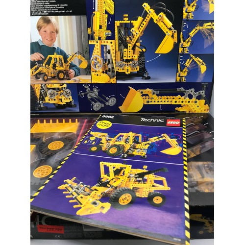 156 - Lego Technic 8862 Backhoe Grader aka JCB Excavator with Box, First released in 1989, Assured Complet... 