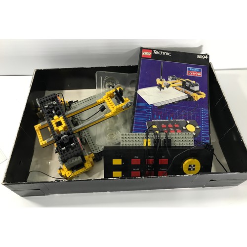 163 - Lego Technic 8094 Control Center with Box, First released in 1990, Assured Complete but Unchecked no... 