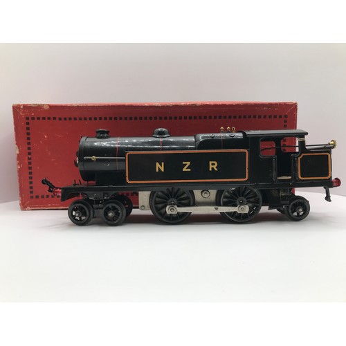 214 - Hornby 0 Gauge Early E2/6 special Tank Locomotive NZR, 6-Volt 3-rail electric – Boxed, Black lined R... 