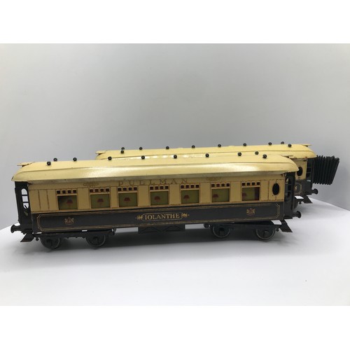 216 - A Hornby Series 0 Gauge Special Pullman Iolanthe and Arcadia Coaches, Arcadia with Corridor Coach Co... 