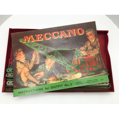 210 - Large Lot of pre-war Meccano loose and Boxed Sets 1A, 3A and 4A, Loose Meccano in two tin boxes, not... 