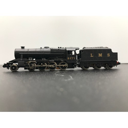 359 - Two Graham Farish 'N Gauge' Steam Locomotives, Tested Runners, Graham Farish 1901 Class 8F LMS #8177... 