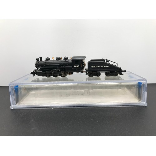 364 - A Bachmann 50570 'N gauge' American Steam Locomotive, Tested Runner, USRA 0-6-0 Switcher & Tender #1... 