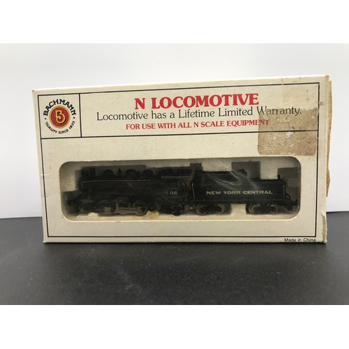 367 - Two Bachmann 'N gauge' American Steam Locomotives, Tested Runners, Bachmann 51-515-01 Prairie 2-6-2 ... 