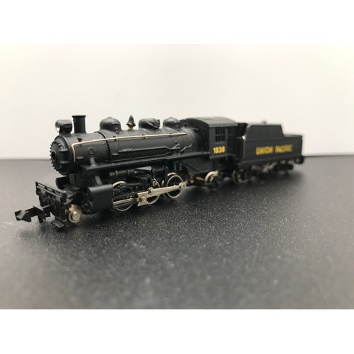 368 - Two Bachmann 'N gauge' American Steam Locomotives, Tested Runners, Bachmann 51551 Prairie 2-6-2 & Te... 