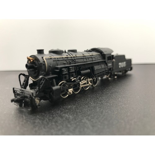 370 - A Bachmann 'N gauge' American Steam Locomotive, Tested Runner, Bachmann 53052 Consolidation 2-8-0 & ... 