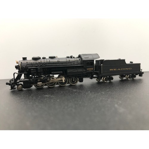 371 - A Bachmann 'N gauge' American Steam Locomotive, Tested Runner, Bi-directional Light, Bachmann 53060 ... 