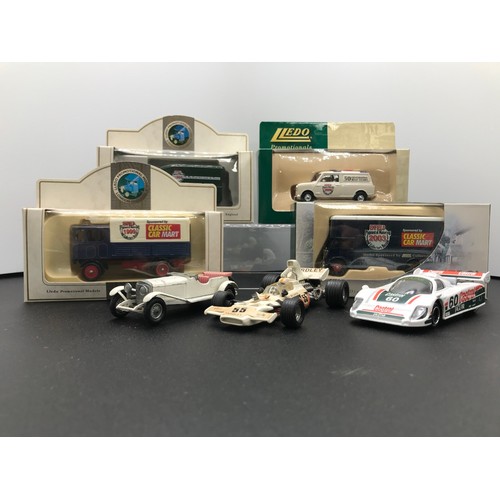 32 - 7 Die-cast LLedo Promotional Models boxed (4), Corgi Jaguar XJR9, Corgi Toys Whizzwheels Yardley McL... 