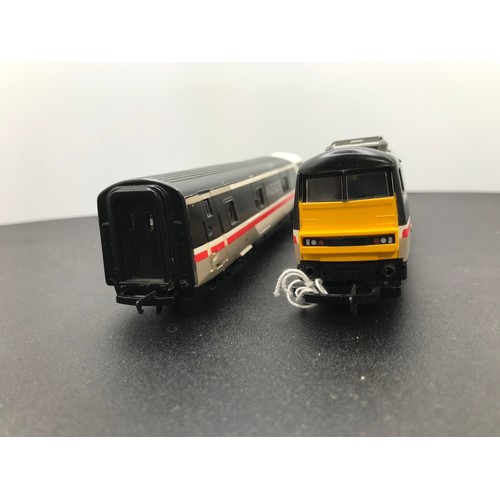 274 - Three Non-running Locos, Hornby Intercity Swift Four-car Set, Triang Pullman and Dummy, along with T... 