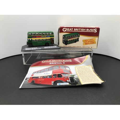 22 - Five 'Great British Buses' 1:76 scale including Sealed Blackpool Balloon Tram, Sealed West Riding Be... 