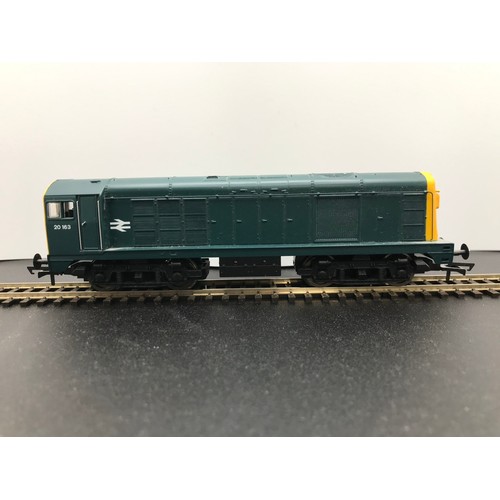 278 - Hornby R3394TTS BR Diesel Class 20 '20163' with TTS Sound (Decoder Fitted), Tested Runner, Boxed - L... 