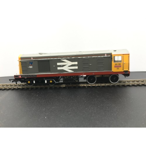 281 - Bachmann 32-045 Class 20 20118 'Saltburn by the Sea' BR Railfreight Red Stripe, DCC Sound Fitted by ... 