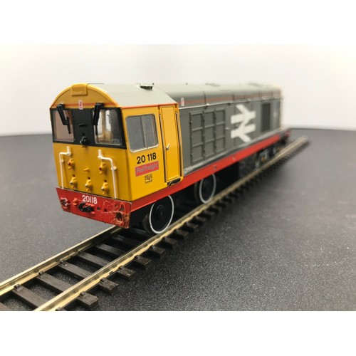 281 - Bachmann 32-045 Class 20 20118 'Saltburn by the Sea' BR Railfreight Red Stripe, DCC Sound Fitted by ... 