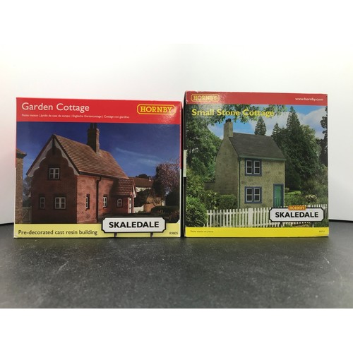 436 - 13 'OO' mainly Hornby Skaledale and Scenecraft Buildings includes, R9662 Low-Relief Modern Factory F... 