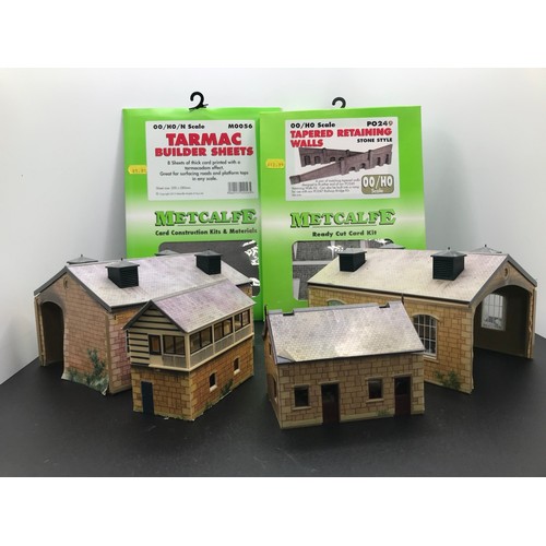 439 - A Large Lot of OO Gauge 1:76 Scale Scenic Items, including Oxford vehicles, buildings, trees and mor... 