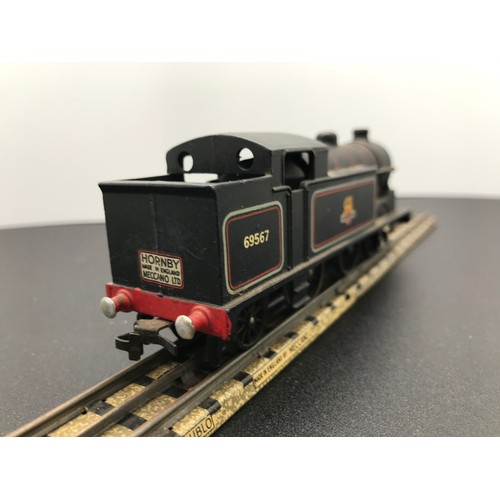 334 - Two Dublo 3-Rail Locomotives, EDL17 (31017) 0-6-0 Tank Loco 69567 Tested Runner Boxed (Good) with In... 