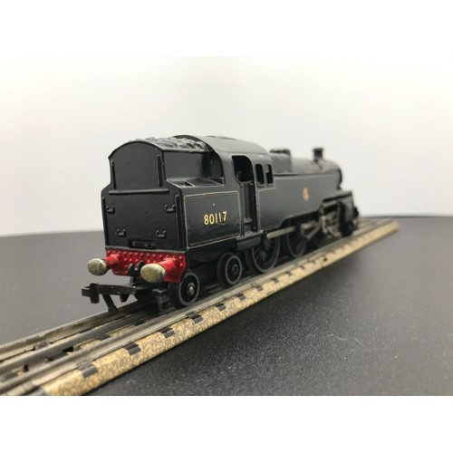 335 - Two Dublo 3-Rail Locomotives, EDL18 Standard 2-6-4 Tank Loco 80117 Tested Runner (Fair) Box with Rin... 