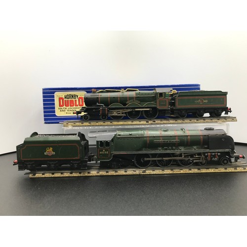 336 - Two Dublo 3-Rail Locomotives, EDLT20 4-6-0 7013 Loco & Tender 'Bristol Castle' Boxed (Good), Rings a... 