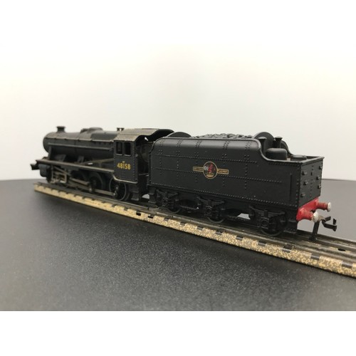 338 - Two Dublo 3-Rail Locomotives, Hornby Dublo LT25 LMR 8F 2-8-0 Freight Locomotive & Tender 48158 Boxed... 