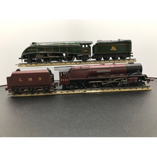 339 - Two Dublo 3-Rail Locomotives, Un-boxed 'Silver King' 4-6-2 60016 Tested Runner (Fair), Un-boxed 'Duc... 