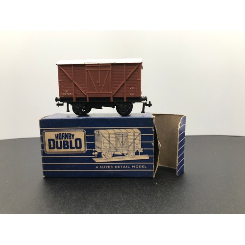 347 - Twenty-five Dublo Rolling-stock wagons, Boxed and un-boxed, Horse-transporter with Horse, includes B... 