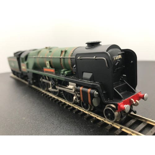 265 - Wrenn W2236 4-6-2 West Country OO Locomotive 'Dorchester' 34042 BR Green, Boxed with Rings (Very Goo... 