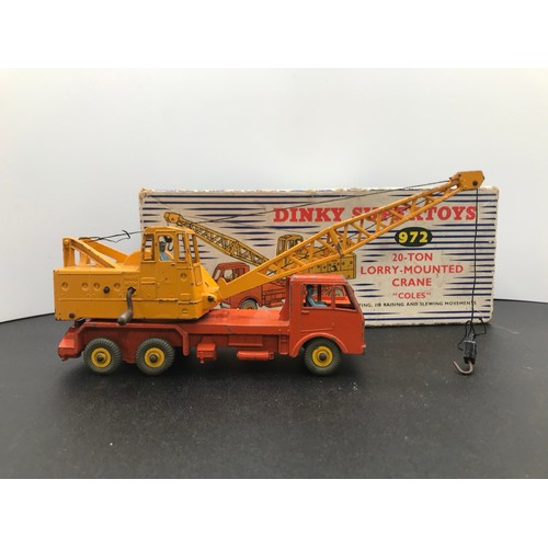 33 - Dinky Supertoys 972 20-Ton Lorry Mounted Crane 