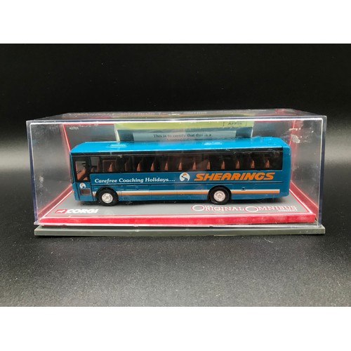 23 - Six 'Shearings' Coaches 1:76 scale in Original cases, Corgi & EFE, includes five Corgi Limited Editi... 