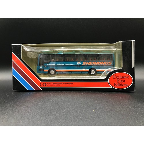 23 - Six 'Shearings' Coaches 1:76 scale in Original cases, Corgi & EFE, includes five Corgi Limited Editi... 