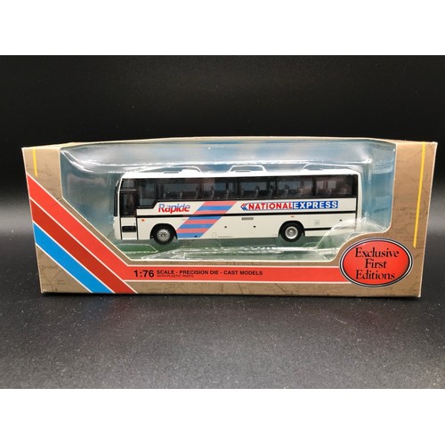 25 - Four National Express coaches and Two City Link coaches, 1:76 scale, Limited Edition Corgis OM46102 ... 