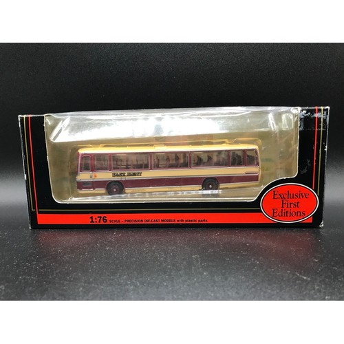 26 - Nine EFE Buses and an EFE Coach 1:76 scale in Original packaging and appearing undisturbed, De-Luxe ... 