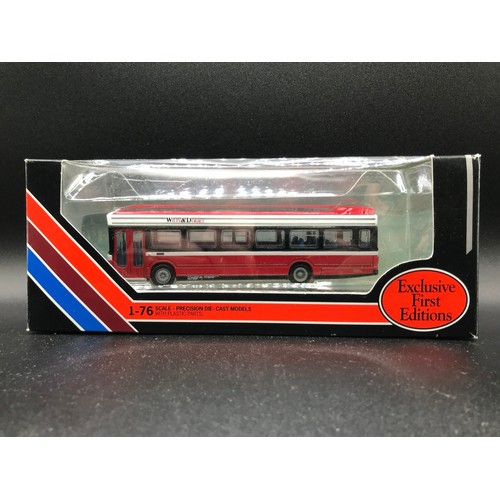 26 - Nine EFE Buses and an EFE Coach 1:76 scale in Original packaging and appearing undisturbed, De-Luxe ... 