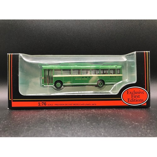 26 - Nine EFE Buses and an EFE Coach 1:76 scale in Original packaging and appearing undisturbed, De-Luxe ... 