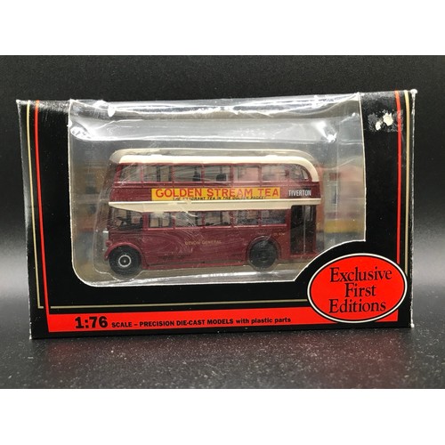 29 - Seven EFE 1:76 scale Buses in Original packaging, 16004 Leyland PD2 Lowbridge Devon General 'Tiverto... 