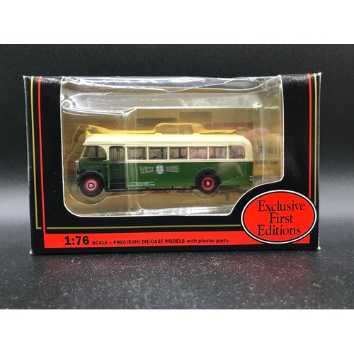 29 - Seven EFE 1:76 scale Buses in Original packaging, 16004 Leyland PD2 Lowbridge Devon General 'Tiverto... 