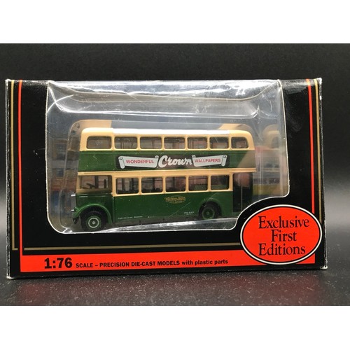 29 - Seven EFE 1:76 scale Buses in Original packaging, 16004 Leyland PD2 Lowbridge Devon General 'Tiverto... 