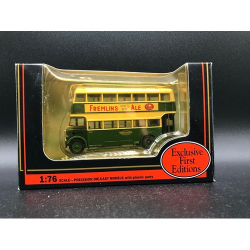 29 - Seven EFE 1:76 scale Buses in Original packaging, 16004 Leyland PD2 Lowbridge Devon General 'Tiverto... 