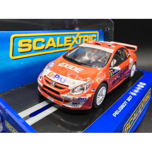 141 - Three Scalextric cars, C2786 Porsche GT3R Jet Alliance, C2907 Dodge Viper Competition Coupe Narked R... 