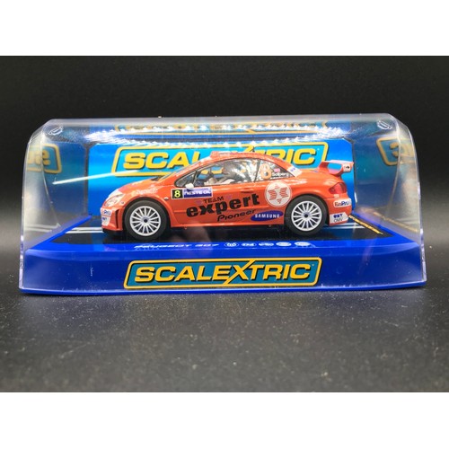 141 - Three Scalextric cars, C2786 Porsche GT3R Jet Alliance, C2907 Dodge Viper Competition Coupe Narked R... 